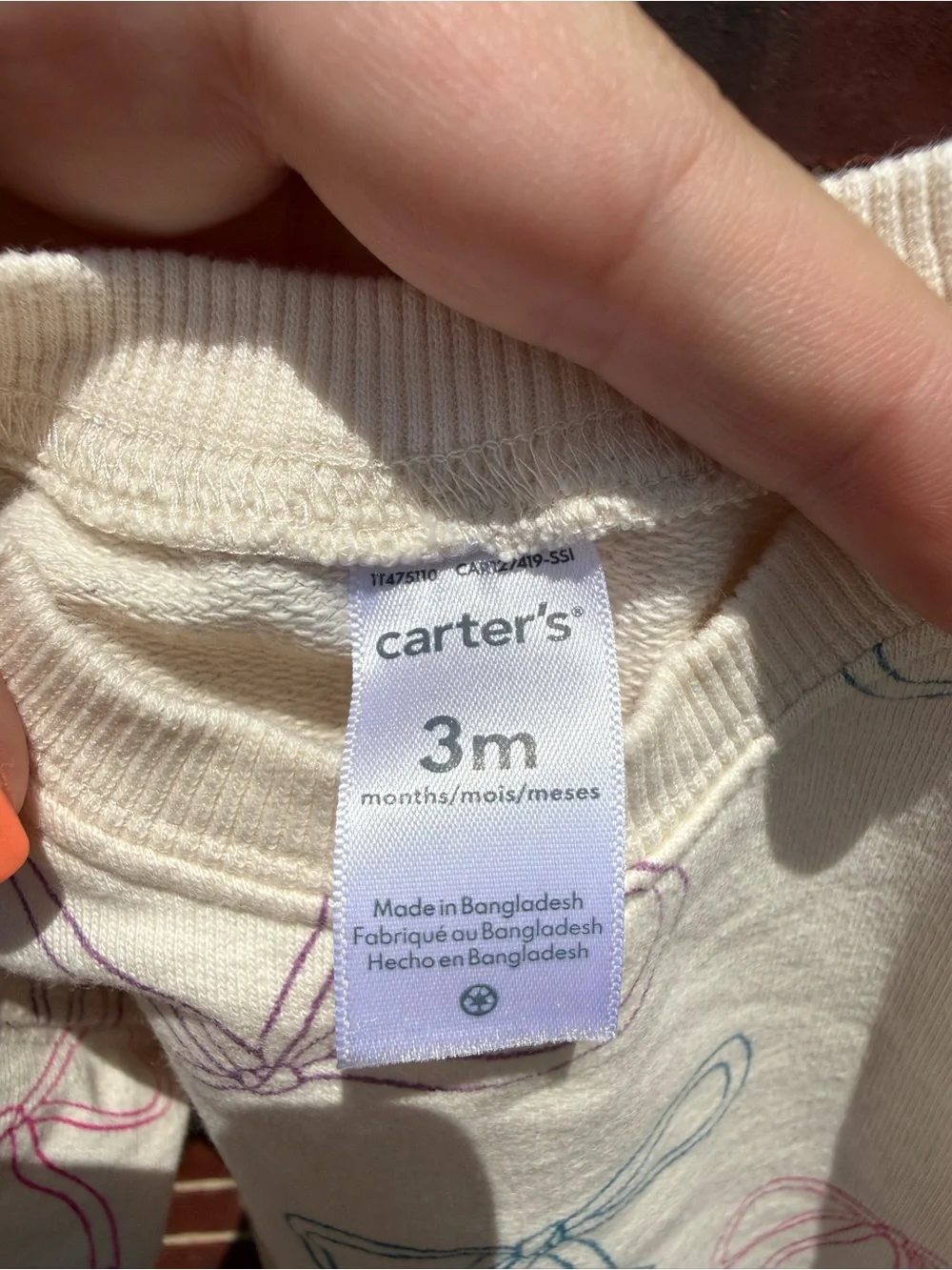 Carter’s Pink Short-Sleeve Bodysuit and Bow Sweat Set